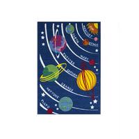 Boys Space & Planets Childrens Play Mats - Apollo 100x190