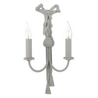 bow0939 bow wall light in ash grey