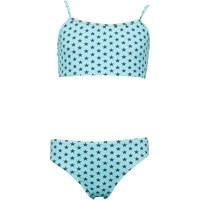 Board Angels Girls Bikini Aqua/Coral