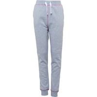 Board Angels Girls Jog Pants With Pocket Print And Contrast Stitching Grey Marl