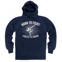 born to fight karate hoodie