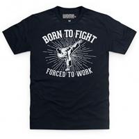 born to fight karate t shirt