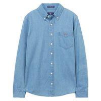 Boys Indigo Chambray Shirt 3-15 Yrs - Lt Indigo