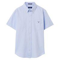Boys Short Sleeved Oxford Shirt 3-15 Yrs - Ice Blue