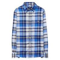 Boys Winter Plaid Shirt 3-15 Yrs - Palace Blue