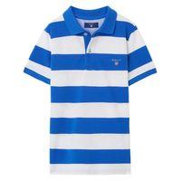Boys Barstripe Polo Shirt 3-8 Yrs - Nautical Blue