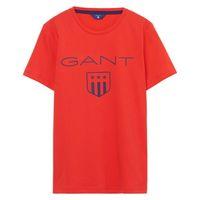 Boys Shield T-shirt 3-15 Yrs - Bright Red