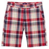 Boys Madras Shorts 3-15 Yrs - Red