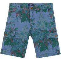 boys flower cargo shorts 3 14 yrs hurricane blue