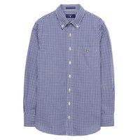 Boys Gingham Checked Shirt 3-15 Yrs - Hamptons Blue