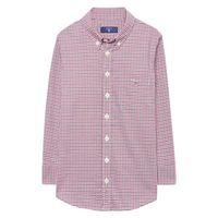 boys tri color gingham checked shirt 3 15 yrs thunder red