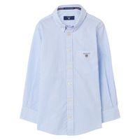 Boys Broadcloth Banker Shirt 3-8 Yrs - Hamptons Blue