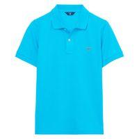 Boys Polo Shirt 3-8 Yrs - Sage Blue