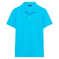 Boys Polo Shirt 9-15 Yrs - Sage Blue