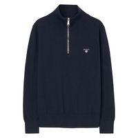 Boy Lightweight Cotton Half-zip - Navy