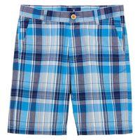 Boys Madras Shorts 3-15 Yrs - Capri Blue