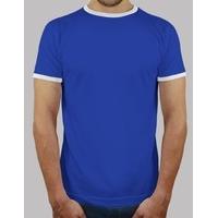 boy, retro style, royal blue and white