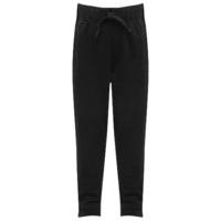 Boys plain cotton jogger casual trouser with drawstring waist Age 3 - 10 - Black