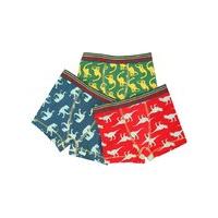 boys multicoloured all over dinosaur print elasticated waistband trunk ...