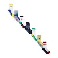 boys sports themed days of the week socks seven pack multipack multico ...