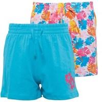 board angels girls two pack aopplain shorts multiturquoise
