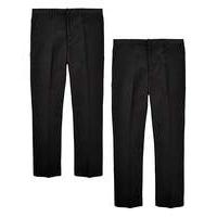 Boys Pack of Two Slim Fit Trousers