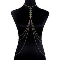 Body Jewelry Body Chain Alloy Fashion Gold Bohemia Europe Unique Necklace/pendant Bikini Harness For Women