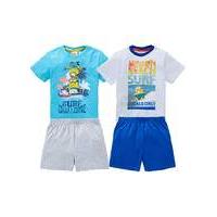 Boys Pack of Two Minions Pyjamas