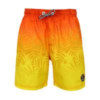 Boys K-Cleopas Tropical Swim Shorts in Orange / Yellow Ombre  Tokyo Laundry Kids