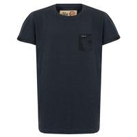 Boys K-Akamu T-Shirt with Printed Chest Pocket in True Navy  Tokyo Laundry Kids