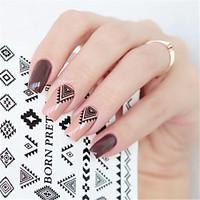 BORN PRETTY Triangle Diamond Shape Nail Art Water Decals Transfer Sticker BPY05