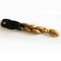 box braids jumbo hair extensions 24inch kanekalon 3 strand 80 100gpcs  ...