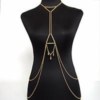 Body Jewelry Body Chain Alloy Fashion Casual Bohemia Tassels Unique Necklace/pendant Bikini Harness For Women