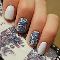 born pretty blooming flower nail art water decals transfer sticker 2 p ...