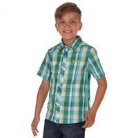 Boys Checker Shirt Tidepool