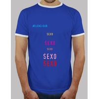 boy retro style royal blue and white