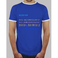 boy retro style royal blue and white