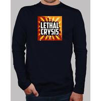 boy shirt manga logo lethal long crysis