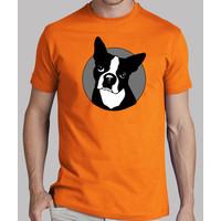 boy retro style orange and black