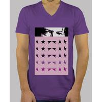 bowie man manga short beak long neck purple