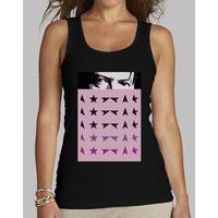 bowie woman without sleeves, black