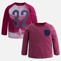 Boy set of two long sleeve t-shirts Mayoral