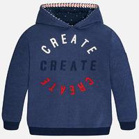 Boy fleece sweatshirt with hood Mayoral