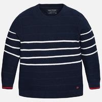 boy striped cotton knit jumper mayoral