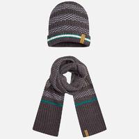 Boy set of acrylic scarf and beanie Mayoral