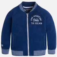Boy jacket with rib knit details Mayoral