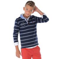 boy long sleeve polo with embroidered details mayoral