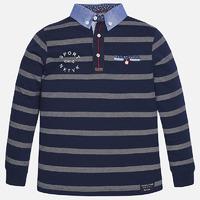 Boy long sleeve polo with embroidered details Mayoral