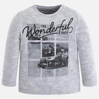 Boy long sleeve t-shirt in jersey melange Mayoral