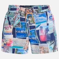 boy print swim trunks mayoral